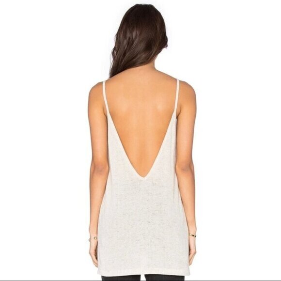 LNA Revolve Cabo Tank Top V-neck Side Slit Knit Size XS - Picture 16 of 16